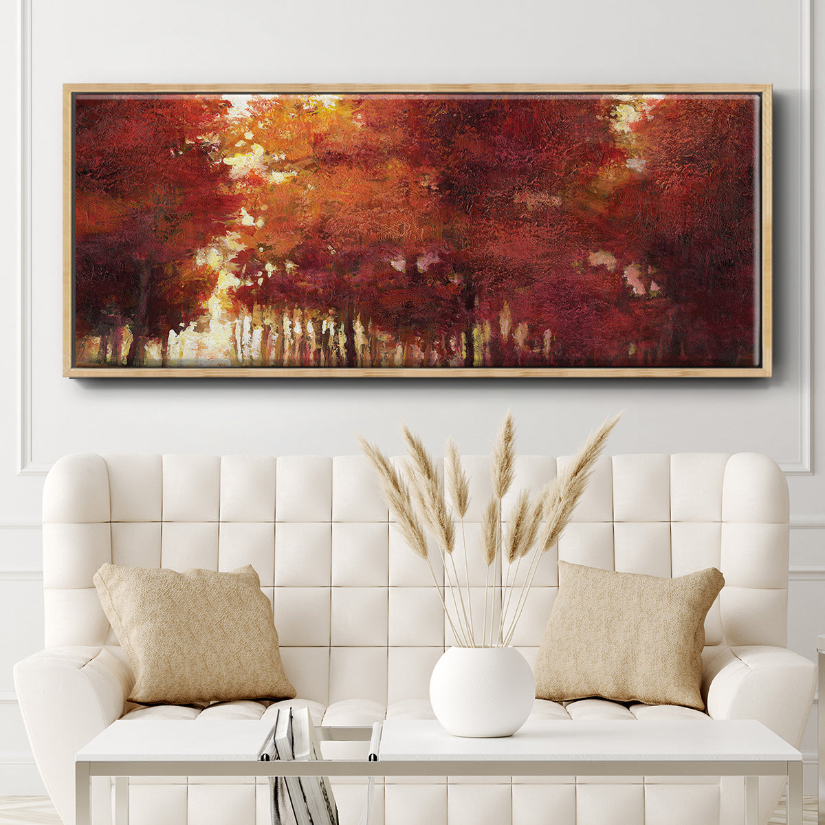 Afternoon Light - Floater Framed Canvas Print