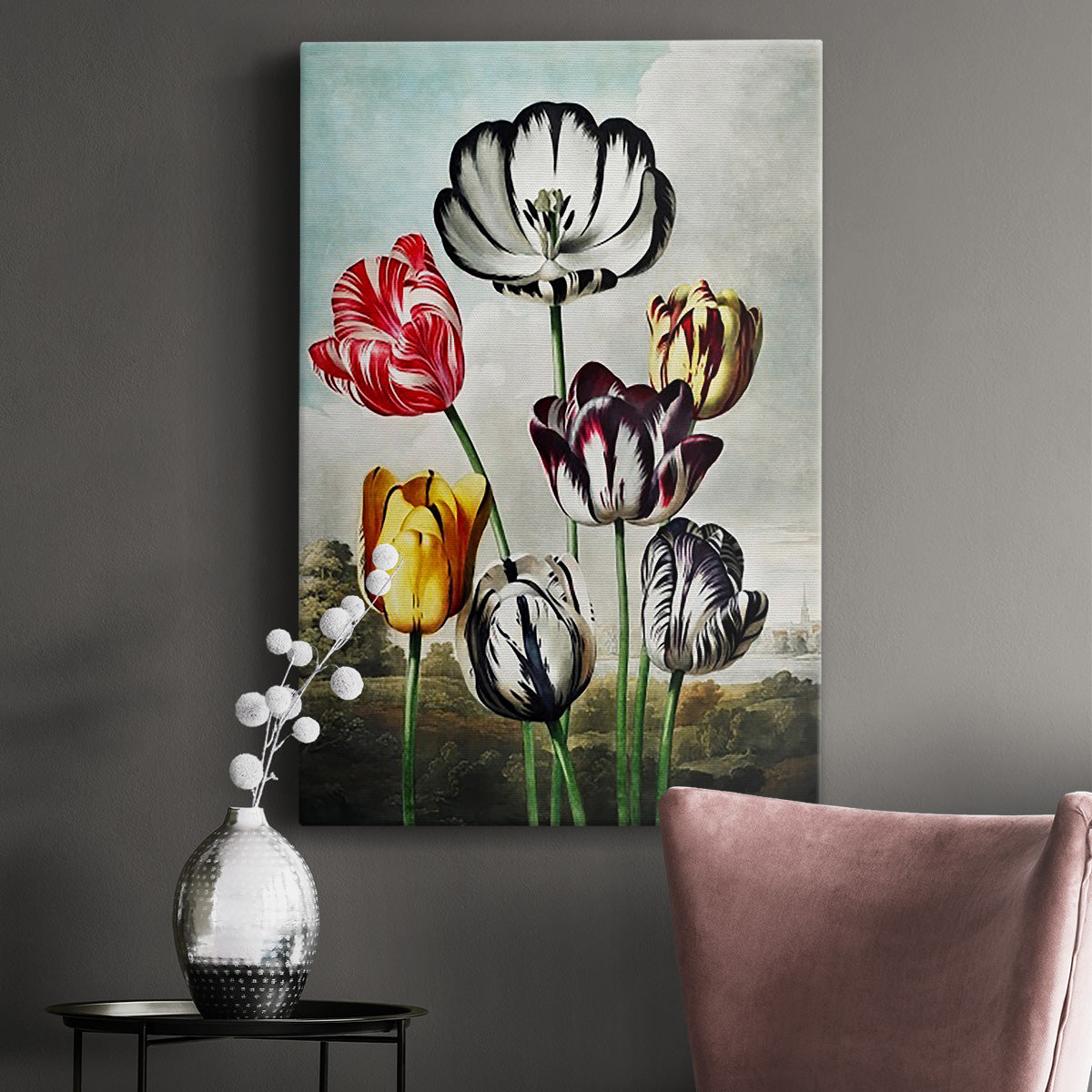 Temple of Flora VI - Canvas Art Print