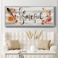 Grateful  - Floater Framed Canvas Print