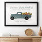 Fresh Sunflowers Truck - Modern Framed Art Print