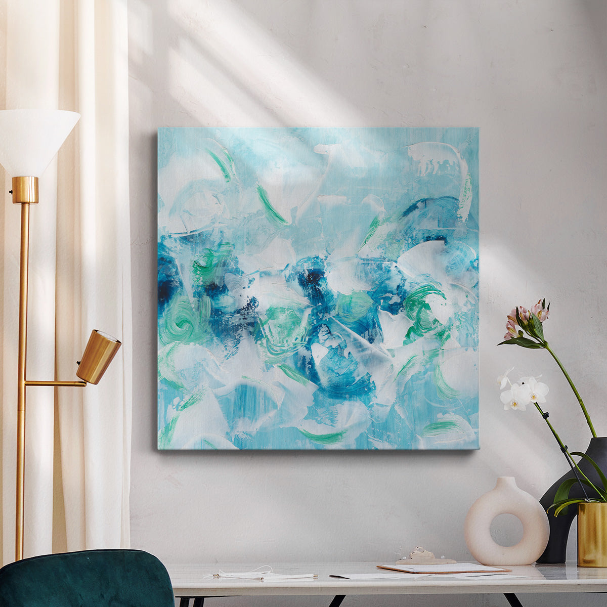 Abstract Cloud Cover II-Premium Gallery Wrapped Canvas - Ready to Hang