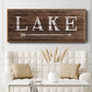 To the Lake - Floater Framed Canvas Print