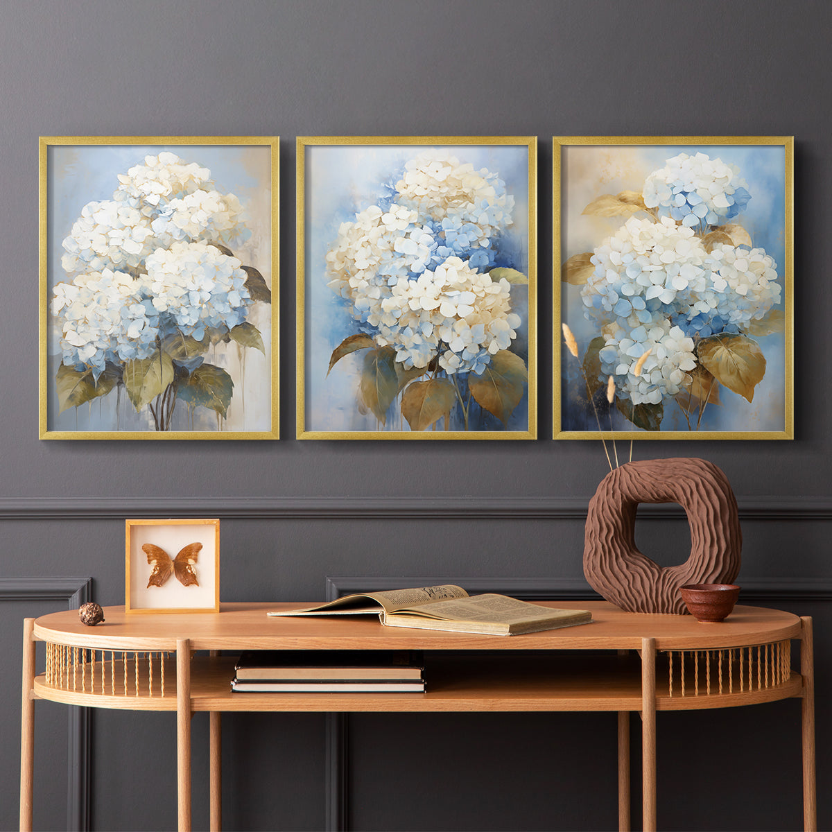 Floral Study Series XLIII - Restickable Framed Art Set