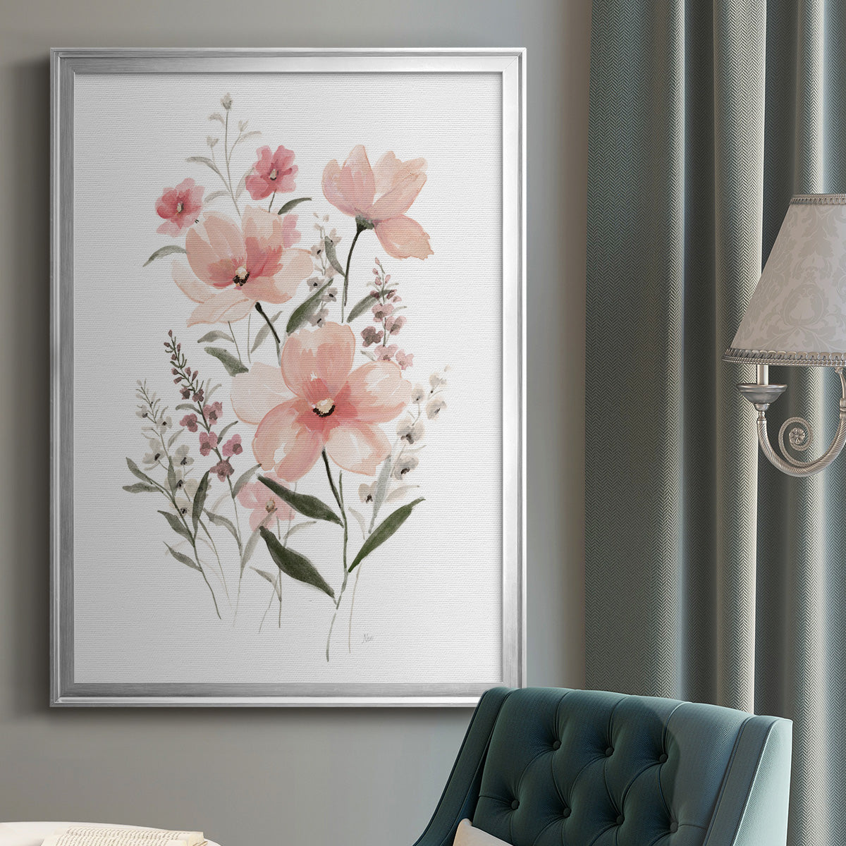 Springs Eden II - Modern Framed Canvas Print