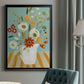 Joyful Blossoms I - Modern Framed Canvas Print