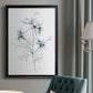 Indigo Sketch II - Modern Framed Canvas Print
