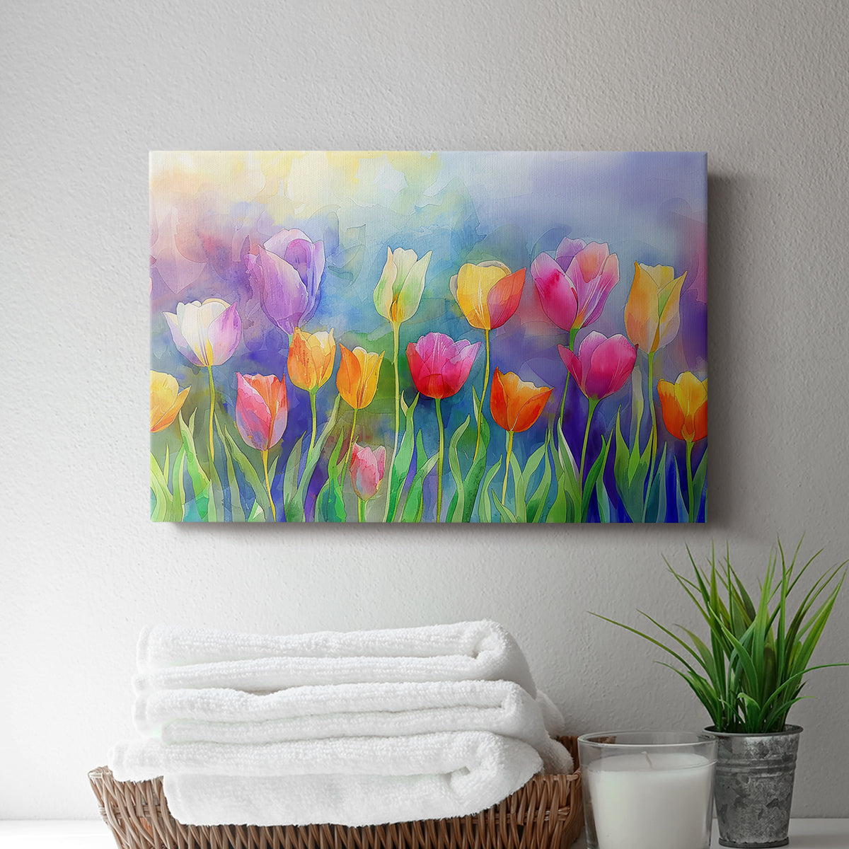 Floral Watercolor XLII - Canvas Art Print