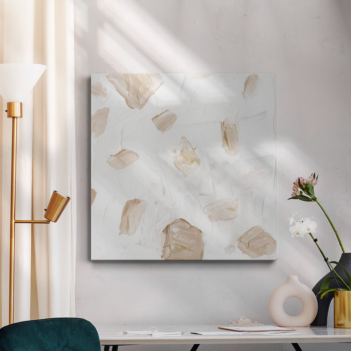 Blushing Neutrals I - Canvas Art Print