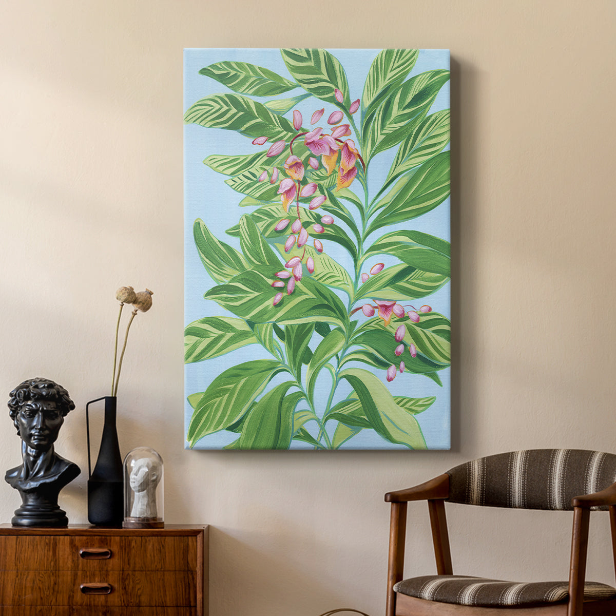 Tropical Shell Ginger II - Canvas Art Print