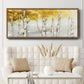 Golden Trees - Floater Framed Canvas Print