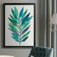 Palm Frond Flow II - Modern Framed Canvas Print