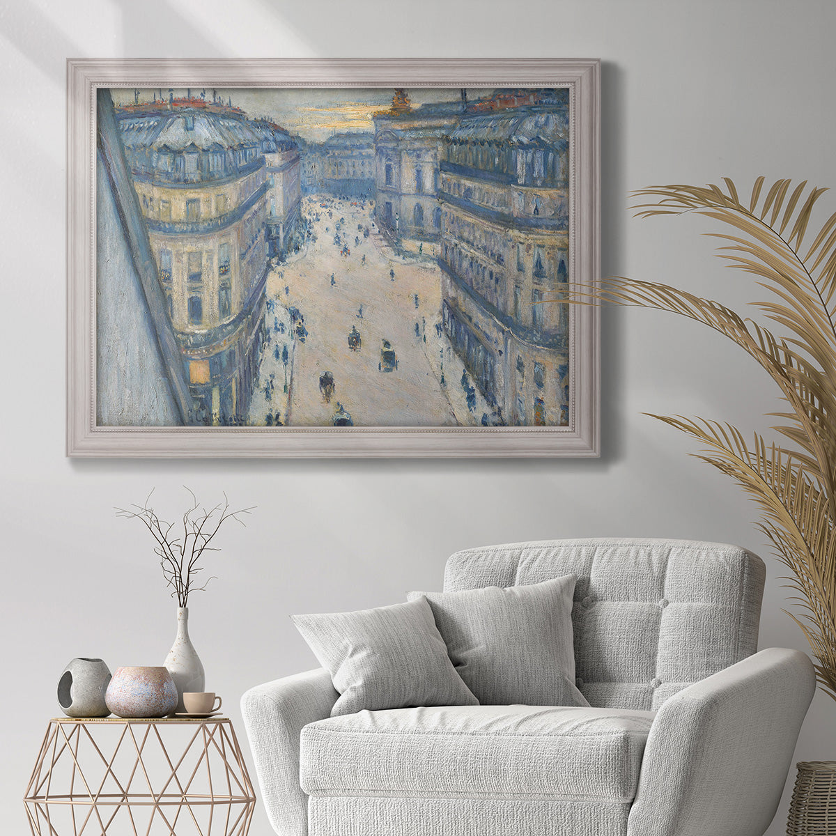 Halévy Street, View from the Seventh Floor - Ornate Framed Canvas Print