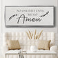 Say Amen - Floater Framed Canvas Print