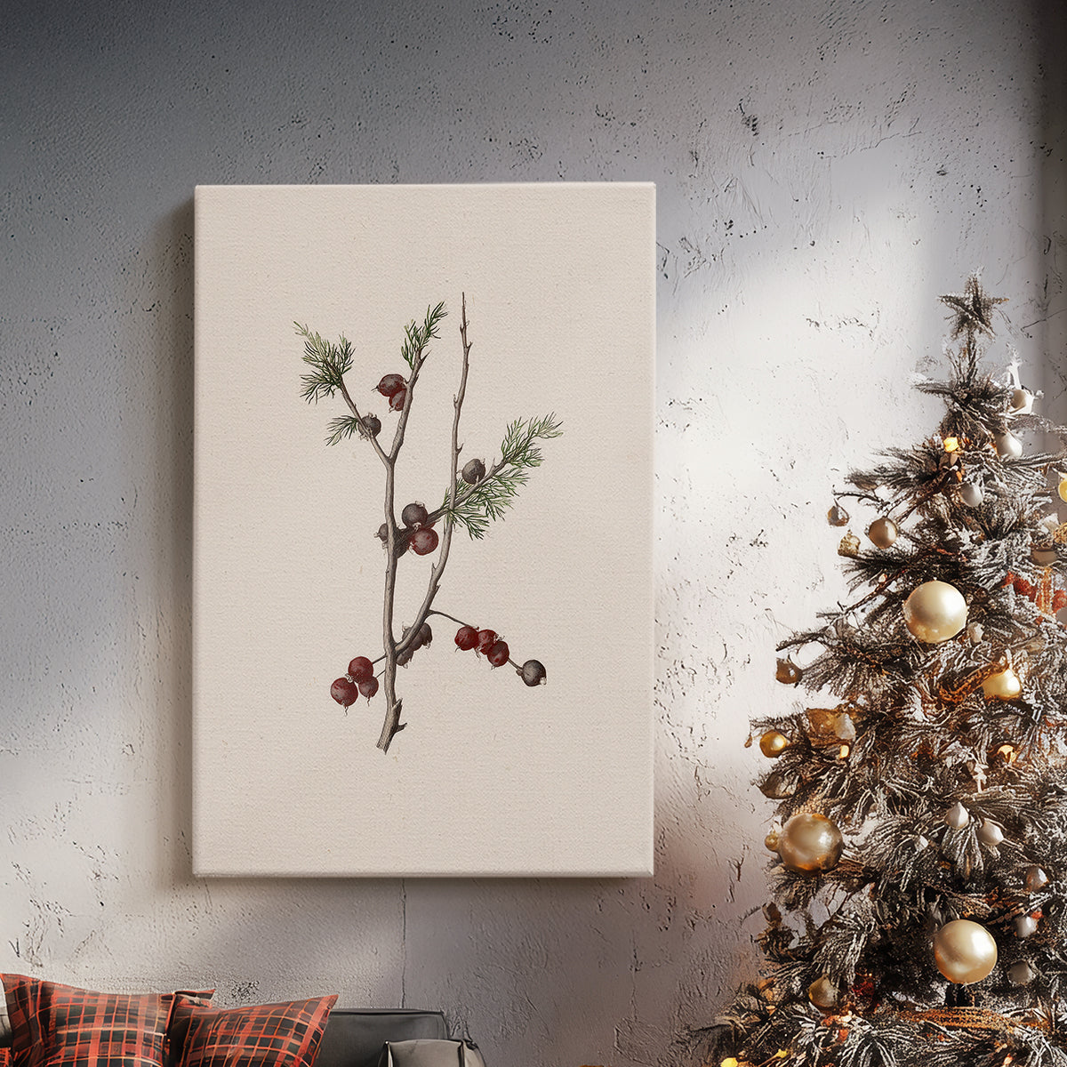 Pearled Night Serenade - Canvas Art Print