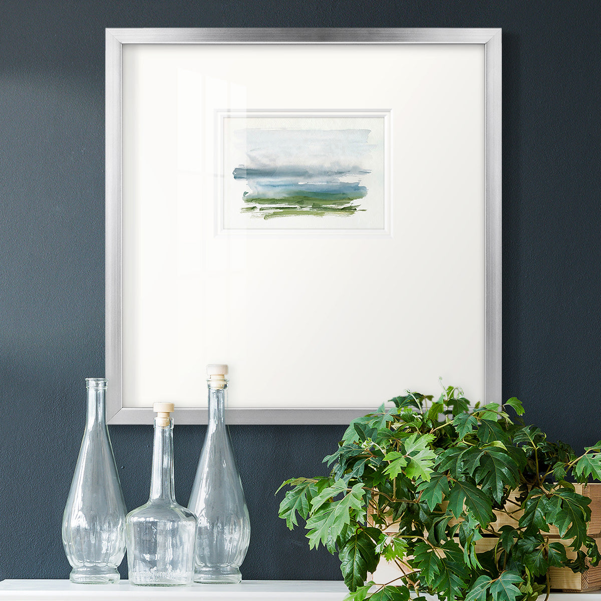 Coastline Splash III Premium Framed Print Double Matboard