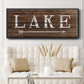 To the Lake - Floater Framed Canvas Print