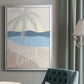 Beach Day - Modern Framed Canvas Print