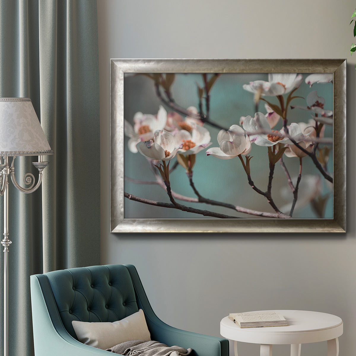 Dogwood Spring IV Premium Framed Canvas- Ready to Hang