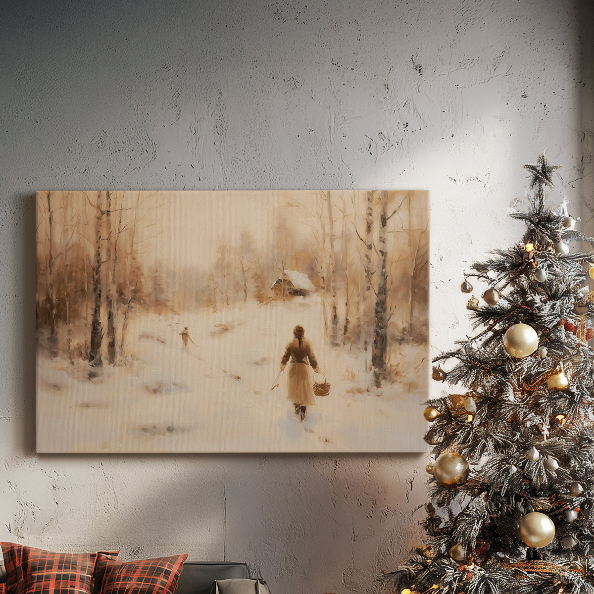 Skies of Sugar Serenade - Canvas Art Print
