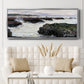 The Rocks at Pourville, Low Tide, 1882 - Floater Framed Canvas Print