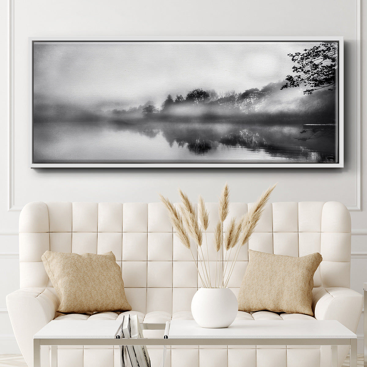 Soft Wonders - Floater Framed Canvas Print