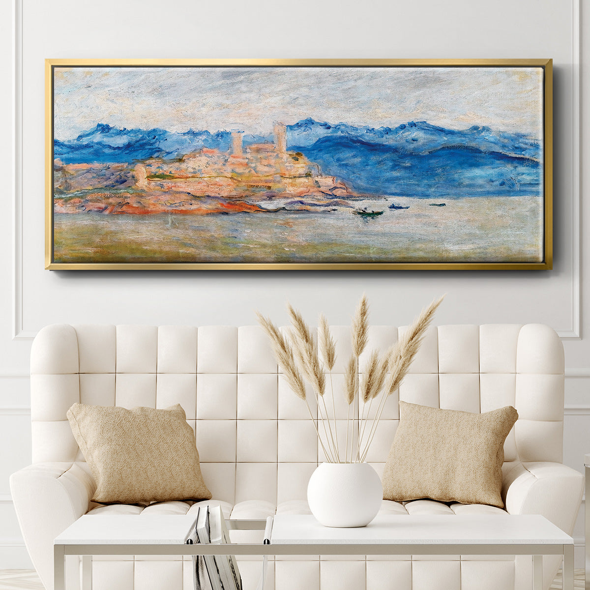 The Fort of Antibes, 1888 - Floater Framed Canvas Print