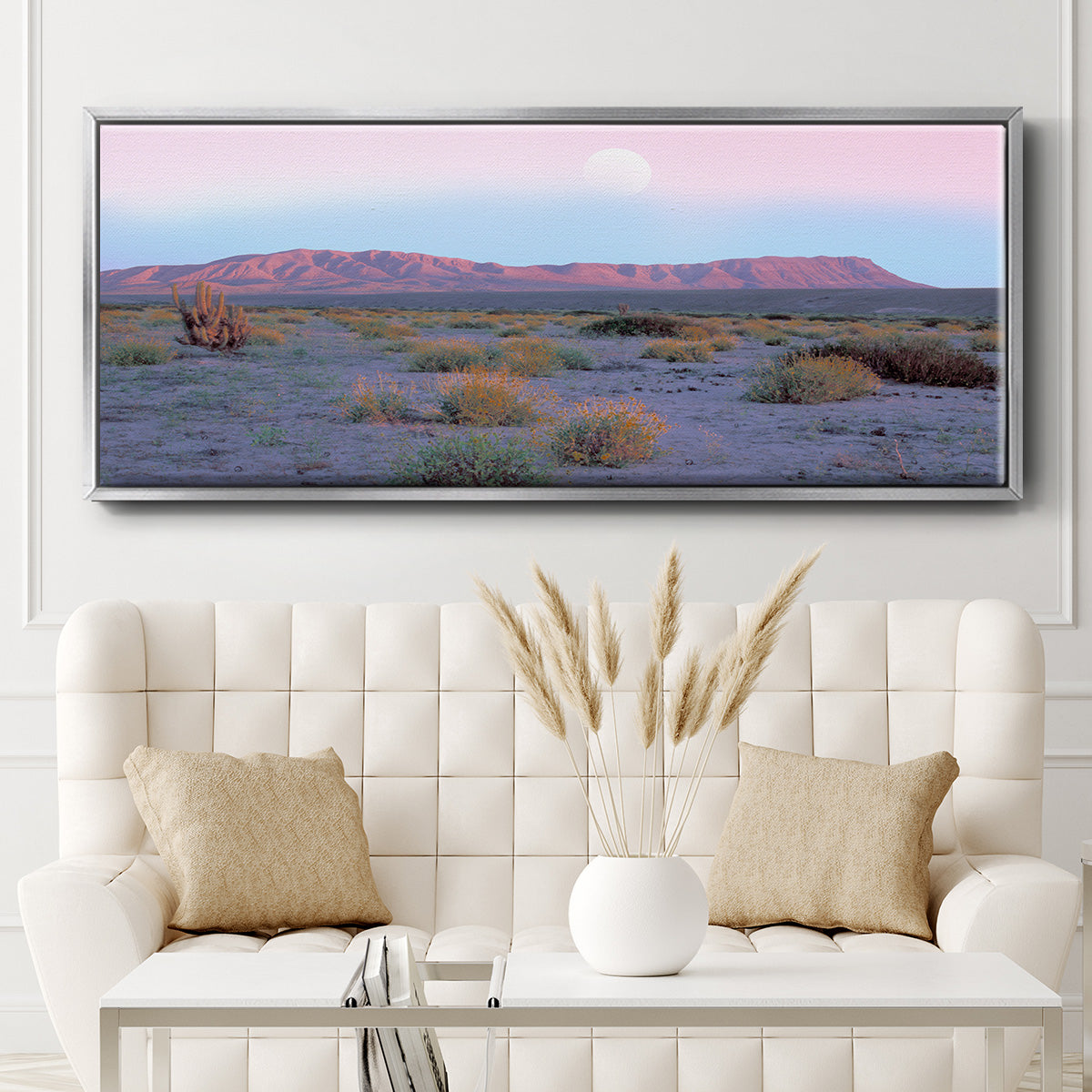 Vallenar Atacama Desert - Floater Framed Canvas Print