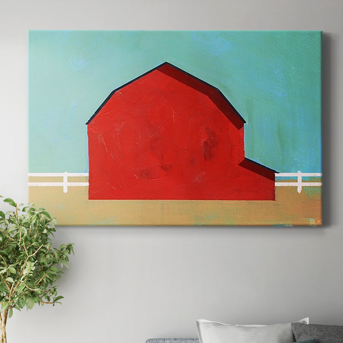 Big Red One I Premium Gallery Wrapped Canvas - Ready to Hang