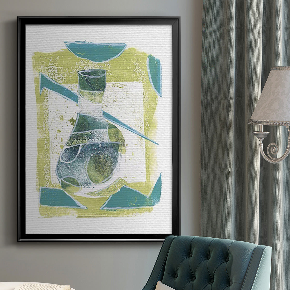 Jubilee Jugs VI - Modern Framed Canvas Print