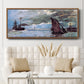 Seascape - Floater Framed Canvas Print