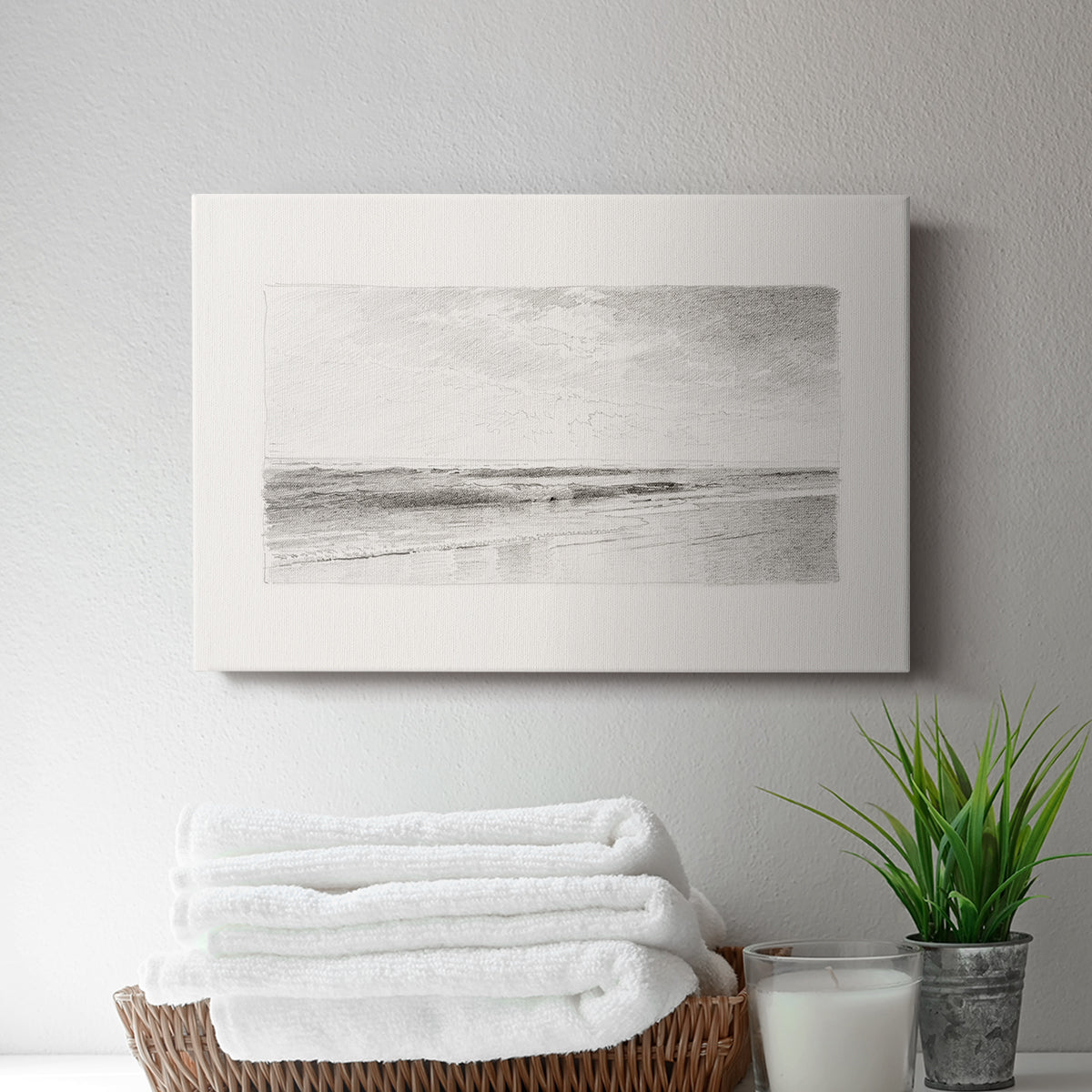 Vintage Sketch LXXXIII - Canvas Art Print