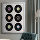 Vinyl Inspiration - Modern Framed Canvas Print