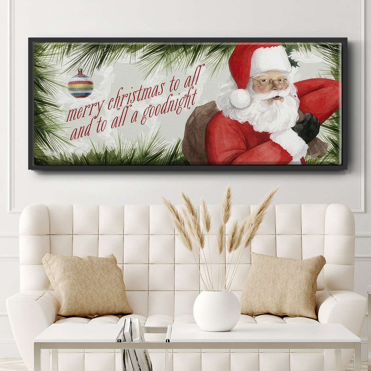 Arose Such a Clatter Collection D - Floater Framed Canvas Print