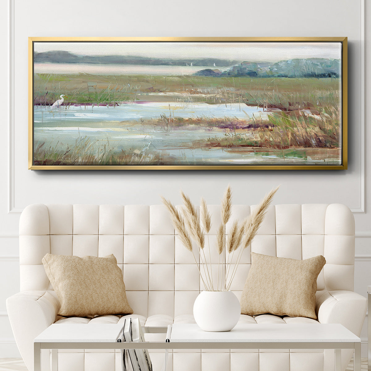 Early Morning Magic - Floater Framed Canvas Print