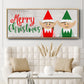 Christmas Elf Couple - Floater Framed Canvas Print