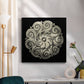 Black and Tan Rosette I - Canvas Art Print