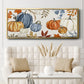 Autumn Pumpkins - Floater Framed Canvas Print
