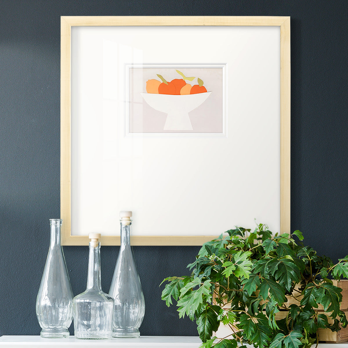 Sumo Citrus I Premium Framed Print Double Matboard