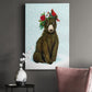 Winter Woodland Creatures with Cardinals I Premium Gallery Wrapped Canvas - Ready to Hang