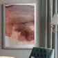 Red Ochre Abstract II - Modern Framed Canvas Print