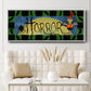 Halloween Trick or Treaters Collection D - Floater Framed Canvas Print