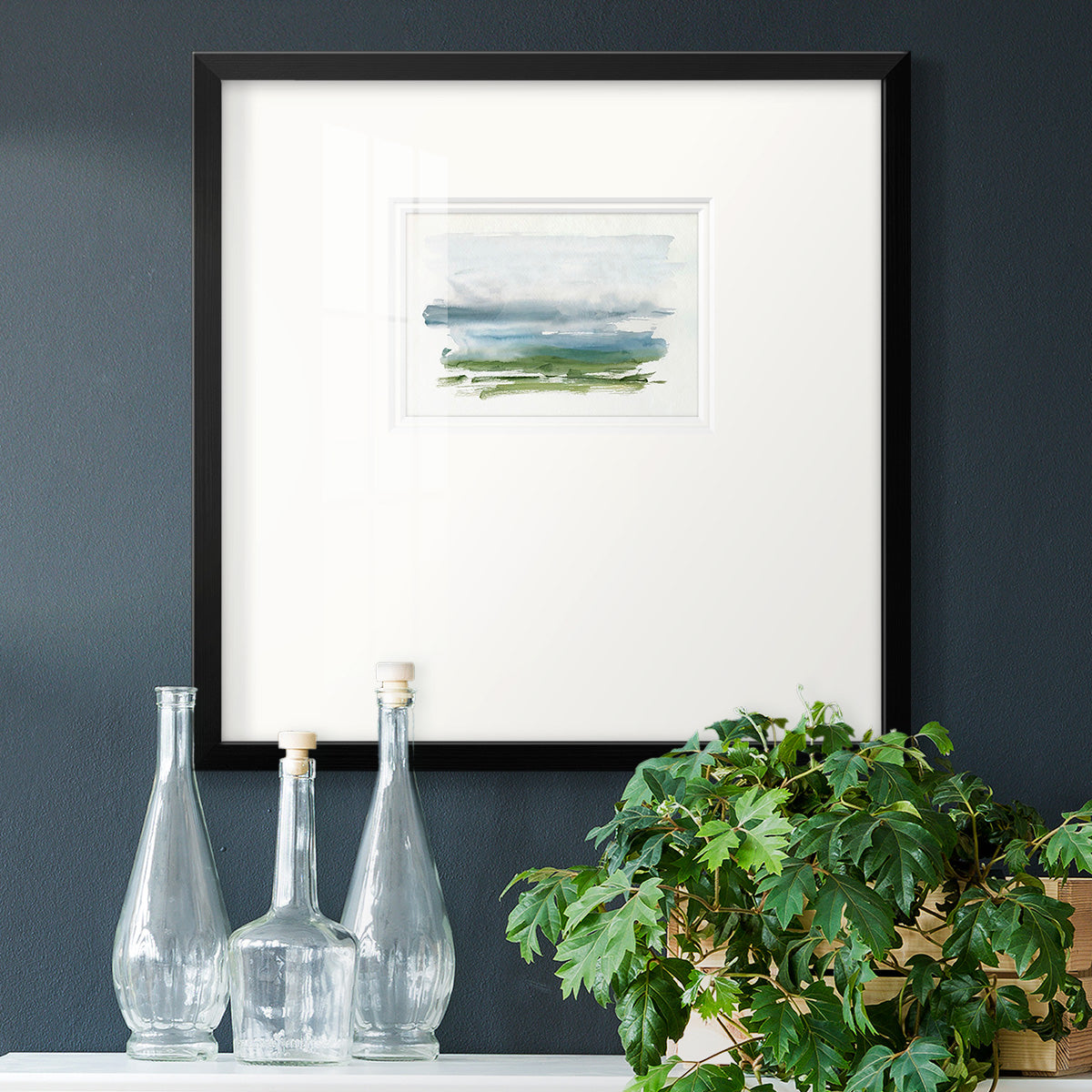 Coastline Splash III Premium Framed Print Double Matboard