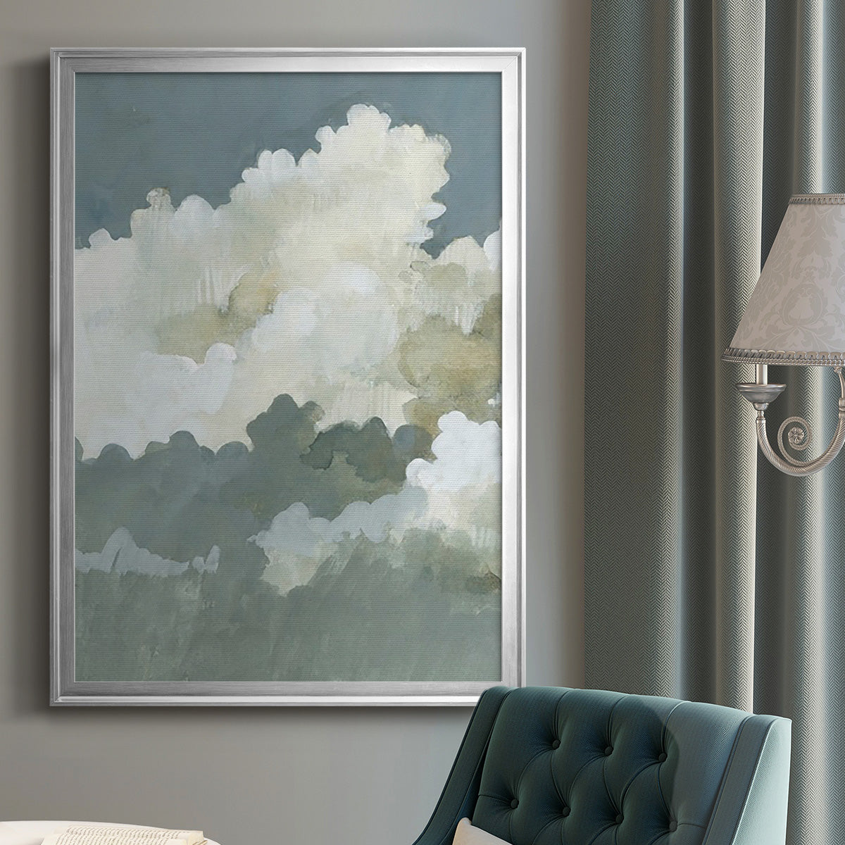 Big Clouds I -  Framed Canvas Print