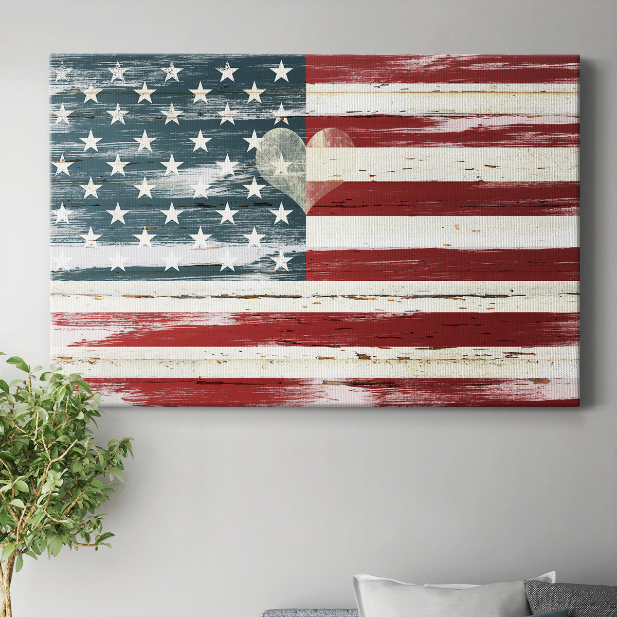 Heart of America - Canvas Art Print