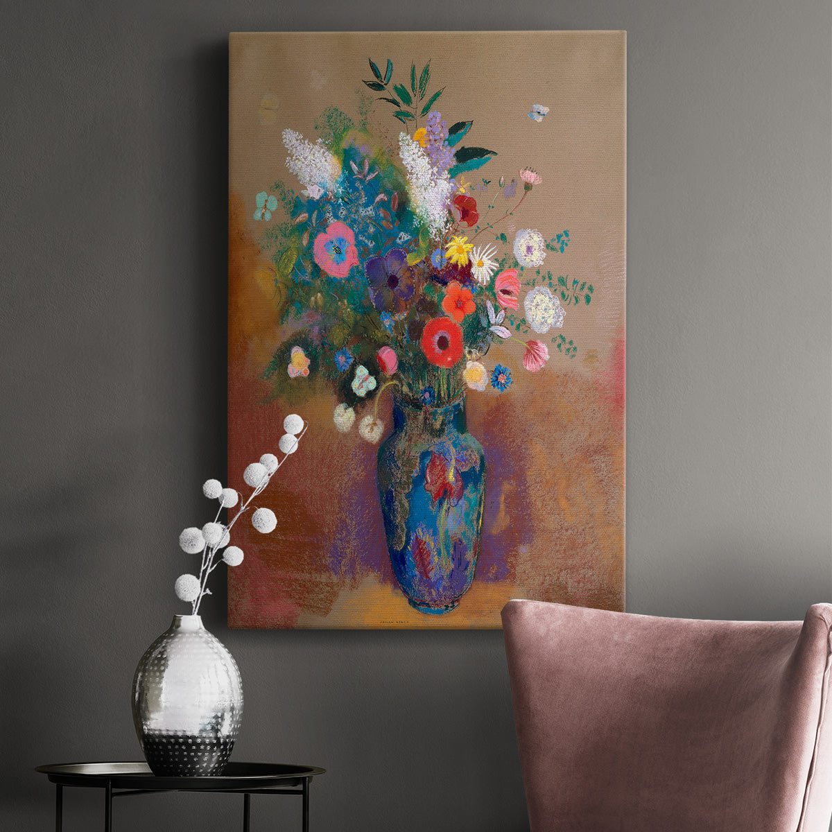 Bouquet of Flowers - Canvas Art Print