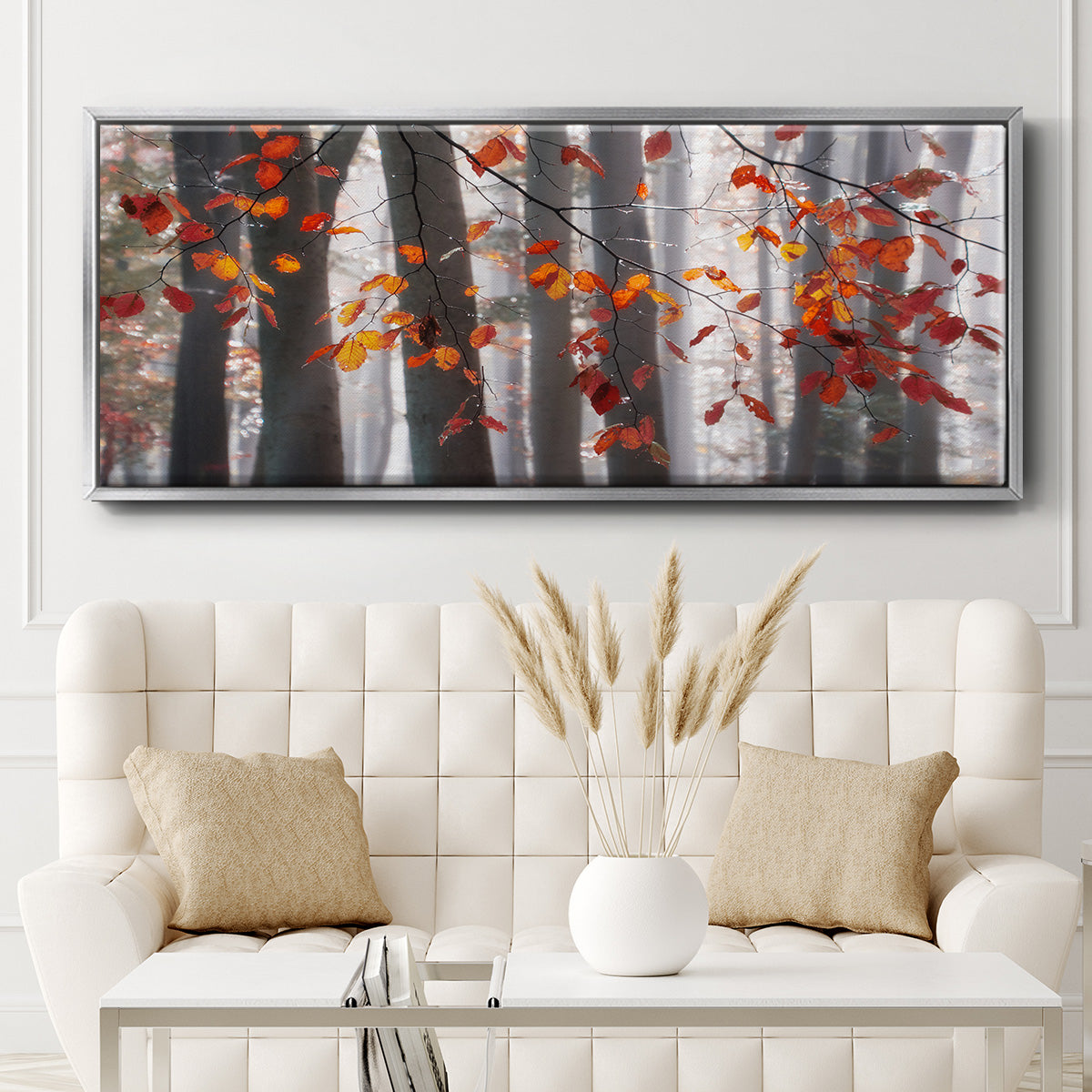 Falling Moments - Floater Framed Canvas Print