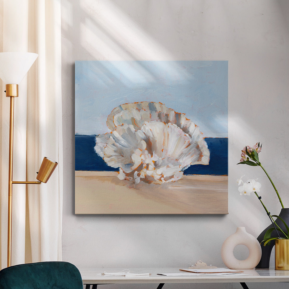 Coral By the Shore III - Canvas Art Print