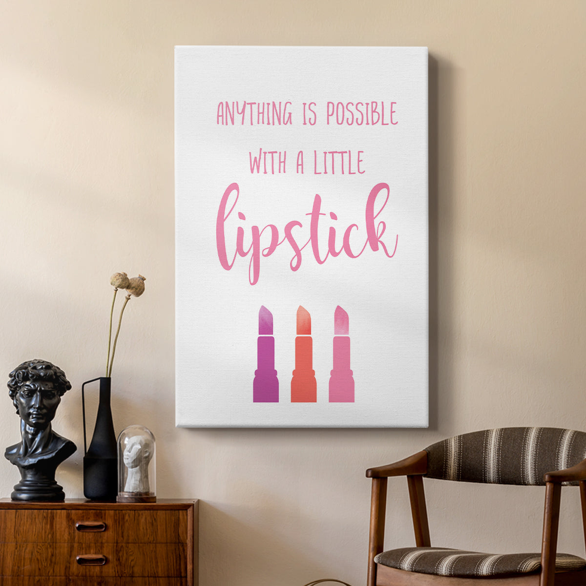 Little Lipstick - Canvas Art Print