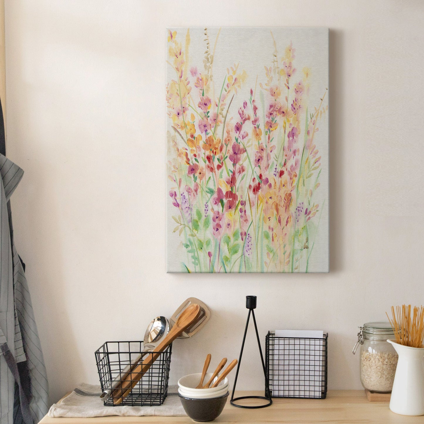 Brilliant Floral I Premium Gallery Wrapped Canvas - Ready to Hang