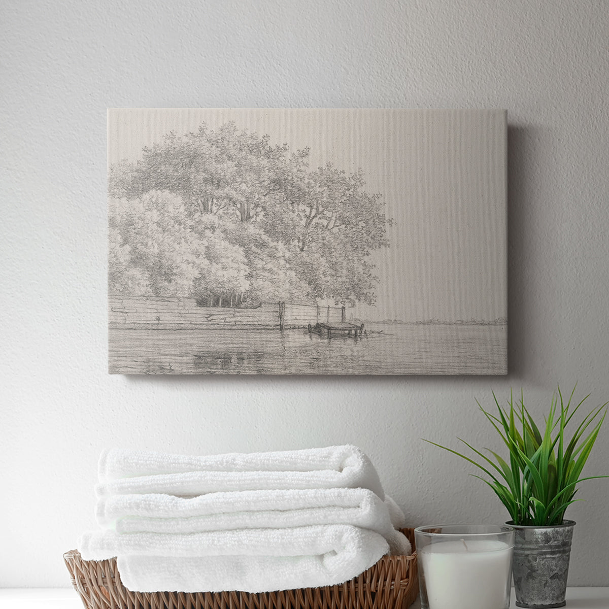 Vintage Landscape LXXXVII - Canvas Art Print